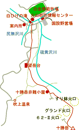 Tokachidake map