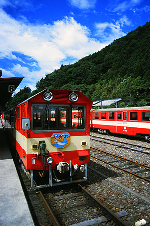 千頭駅構内